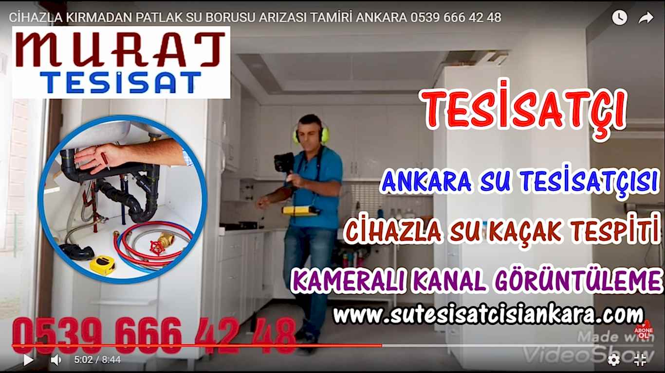 Ankara Su Kaçak Tespiti